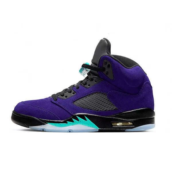 

men basketball shoes 5s bluebird oreo 12s flu game twist stone blue 5 12 alternate grape mens trainers outdoor sports sneakers eur 40-47, Black