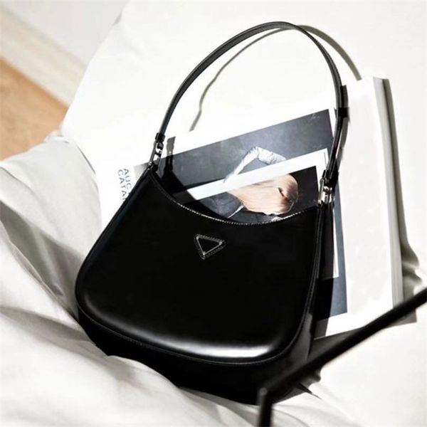 

802022 new luxury bags off cle armpit bright face cow leather single middle ancient method stick bagwomens fashion bags