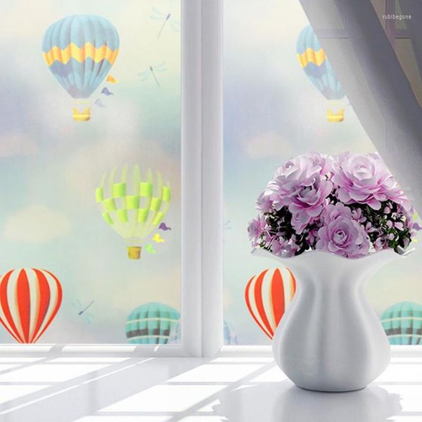 Pencere Çıkartmaları Modern Tasarım Deseni PVC Buzlu Cam Gizlilik Film Yatak Odası Banyo Kendi Kendine Yapışkan Ev Dekor Tintwindow