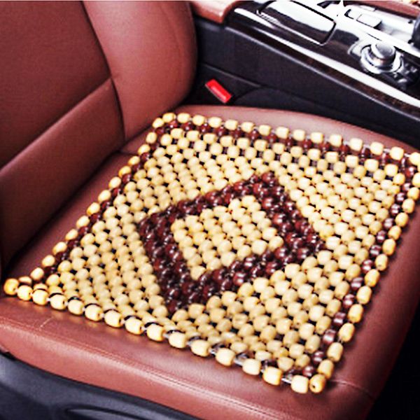 

wood bead car seat cushion wood cape massager universal covers for kia hyundai volvo lada renault
