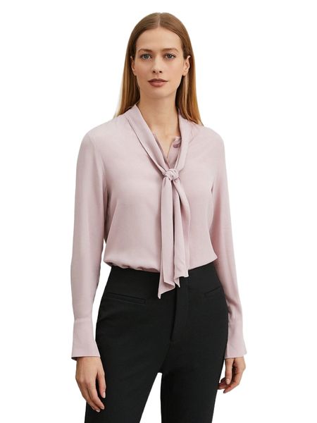 

motf premium viscose tie neck 17h5#, White