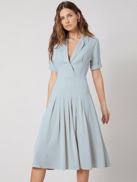 

motf premium flowy shirt dress v3y1#, Black;gray