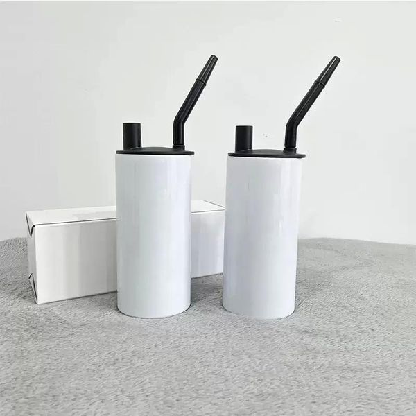 

22oz hookah tumbler sublimation fatty cup with smoking lid sub blank white stainless steel straight coffee cup insulated vacuum water bottle
