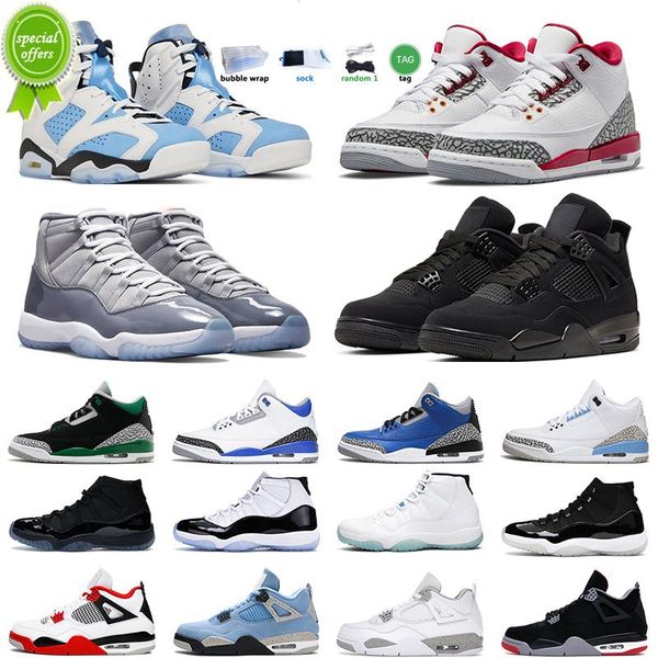 

2022 2022 men women basketball shoes 4s university blue red thunder 6s unc mens 11s cool grey 13s obsidian flint outdoor trainer, Black