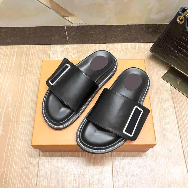 

slippers slides designer platform shoes fashion sandals women casual home l slippers beach flip flops 220810, Black