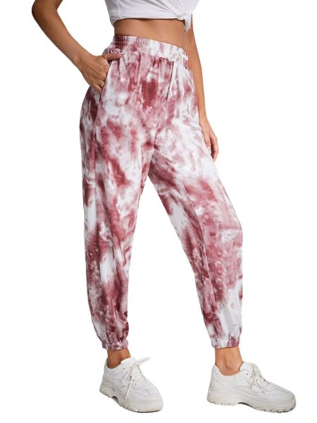 

pocket front tie dye sweatpants a8xq#, Black;white