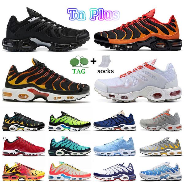 

2022 designer tn plus mens running shoes pink prime womens shark black fade chorome club university blue triple white metallic gold tns snea