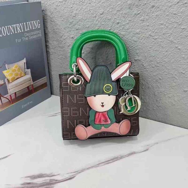 

factory direct sale cute rabbit diana 2022 new portable messenger designer bag