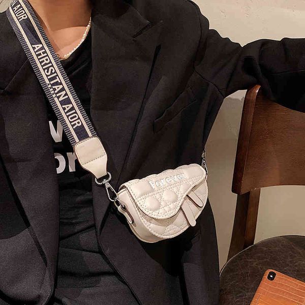

designer handbags ins new bag women's fashion parent-child cute children single shoulder diagonal saddle embroidered wire mini zero wal