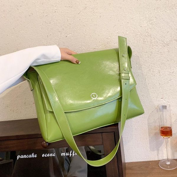 

evening bags large capacity casual women's shoulder bag pu leather simple suare handbag for women 2022 fashion solid female underarm ba