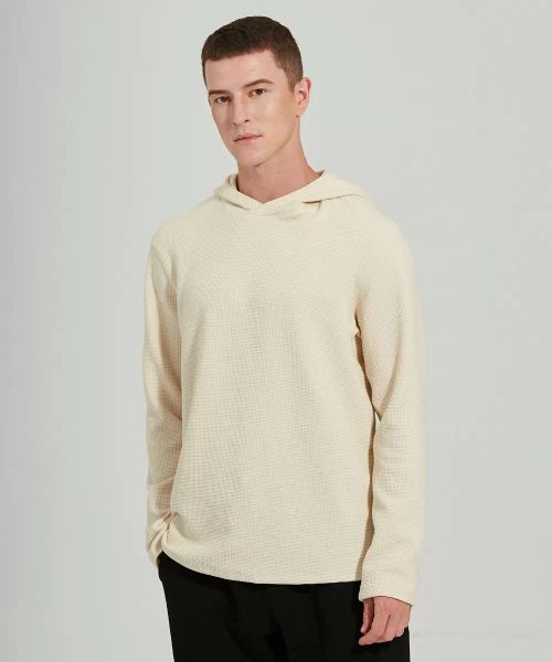 

2022 new men hooded hoodies sports yoga outfits thick fabric solid basic sweatshirts quality jogger texture pullovers, White;red