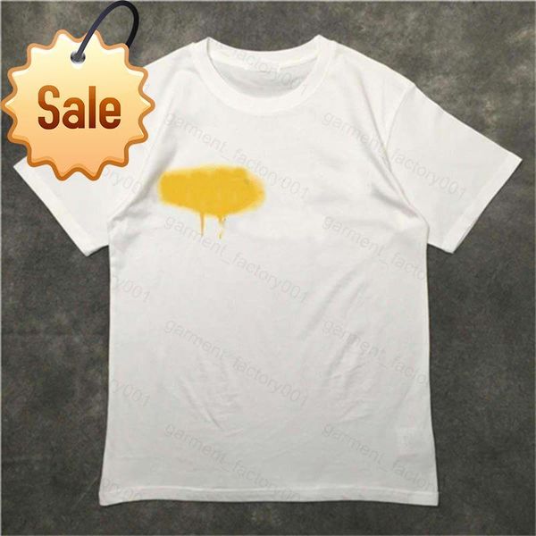 

21ss designer of luxury t-shirt brand palms angels angel t shirt pa clothing spray letter short sleeve spring summer tide men and women tee, White;black