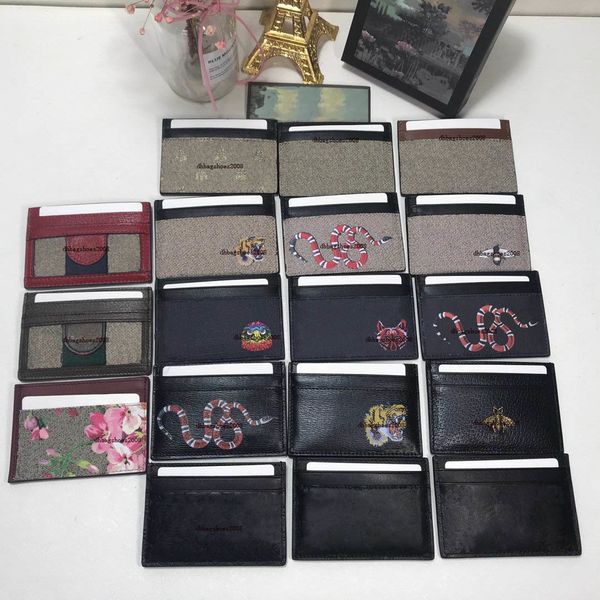 

classic designers cardholder casual credit card holders cowhide leather ultra slim mens wallet packet coin purse for men women size w10*h7, Brown;gray