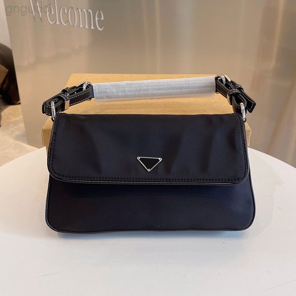 

designer nylon bag girls underarm bags fashion hobos shoulder purse ladies colorful handbag with two straps