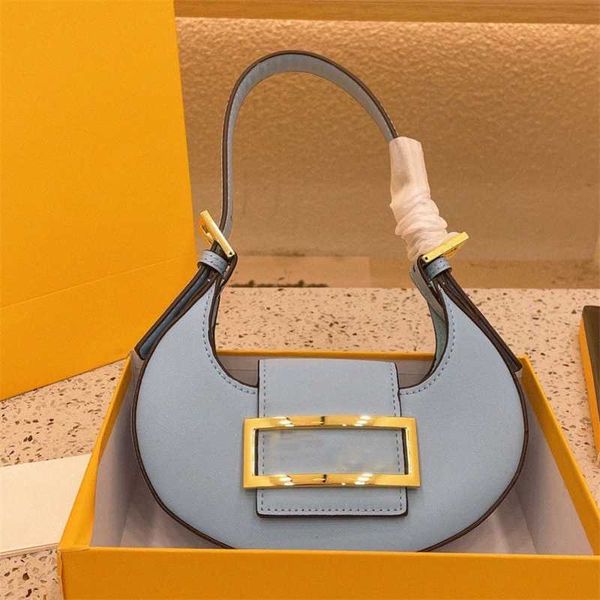 

2022 moon croissant bag crossbody handbag womens nano cow leather hobo bag