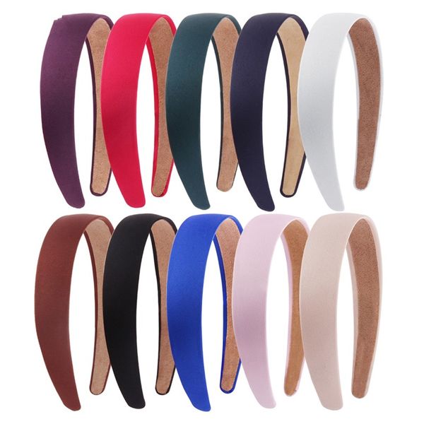 

baby 3cm wide edge hairbands korea designs latest solid color for girls kids hair accessories 1 13xt e3, Slivery;white