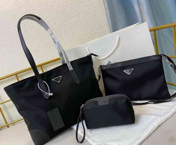 

designer women's evening bags p's parachute piece set tote bag medium steamed stuffed bun m three in one nylon bag net red same st