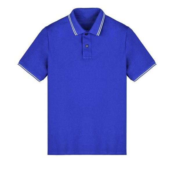 T-Shirt Herren 22SS18 Baumwoll-Revers-Poloshirt High-End-Sommer-Neues, atmungsaktives, schnell trocknendes, einfaches Halbarm-T-Shirt