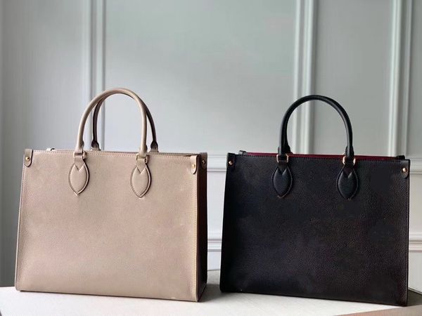 

pm designers handbag womens bags 2022 classic printing embossing pattern tote bag leather fashion onthego shoulder mini bag purses