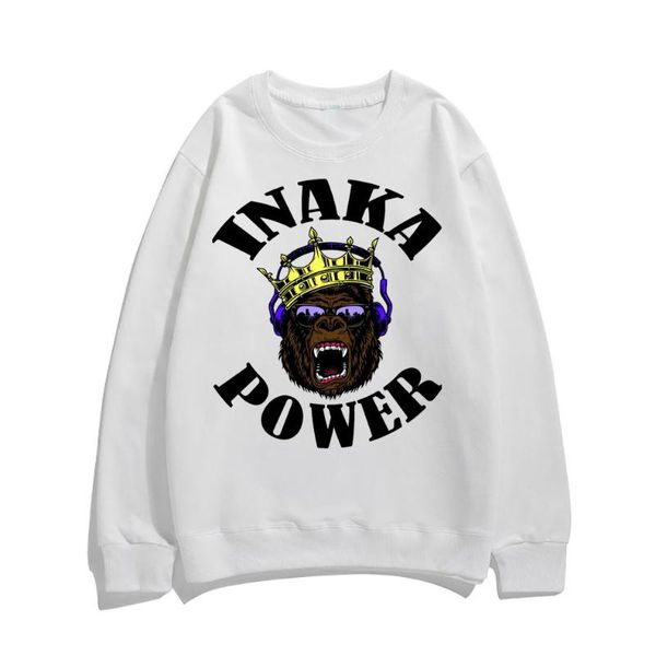 Erkek Hoodies Sweatshirts Inaka Power DJ Müzik Şempanze Maymun Harajuku Grafik Sweatshirt O Yakalar Erkek Kadın Moda Erkekler Pamuk P