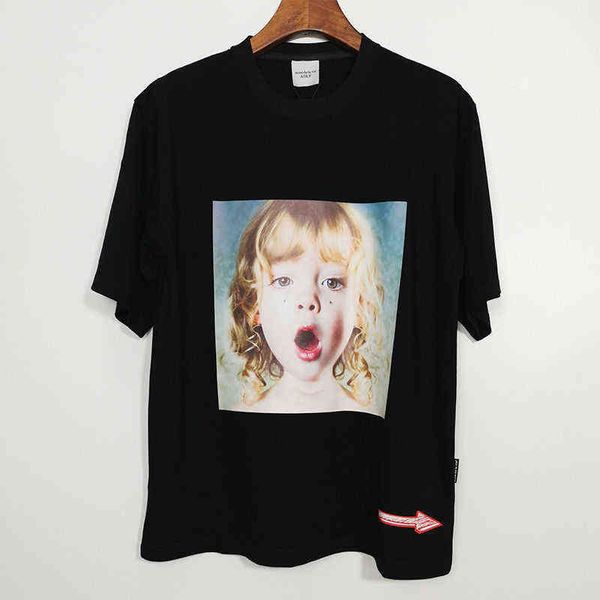 

adlv cute girls short sleeve t-shirt men and women street loose ins same round neck oversize lovers trend 1 t shirts for men t-shirt fashion, White;black