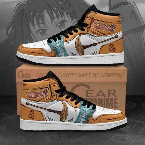 

diane gideon sneakers seven deadly sins anime shoes, Black