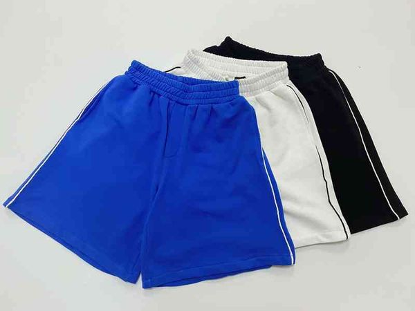 

men's shorts spring and summer we11 early embroidered sports casual shorts for men women, White;black