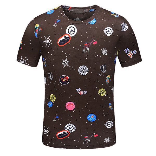 

22ss mend t shirt summer style tiger embroidery with letters tees short sleeve casual shirts asian size m-xxxl s42, White;black