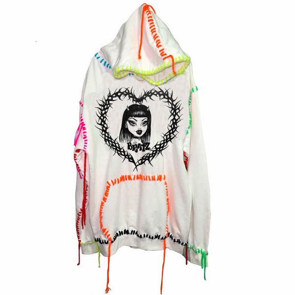 

women's hoodies sweatshirts couple clothes anime hoodie kawaii grunge punk gothic harajuku fashion clothing aesthetic 230206, Black