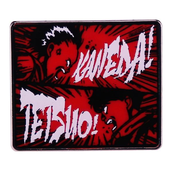 

kaneda vs tetsuo akira enamel pin japanese manga anime brooch badge pins for backpacks charm jewelry gift, Blue