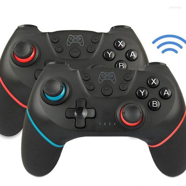 Controladores de jogo joysticks molde privado colado sem fio bluetooth gamepad com vibração somatossensory phil22