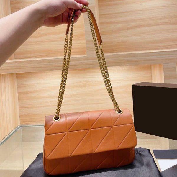 

handbag cross body designer shoulder bag purse tote chain flap letters hasp solid color wallets internal zipper pocket twill tartan fashion