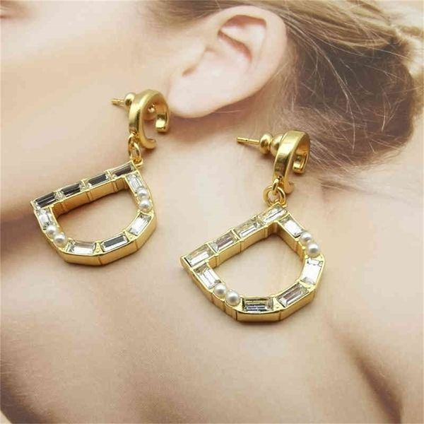 

86% off factory shophome simple fashion square diamond advanced sense design versatile niche light luxury women 34, Golden