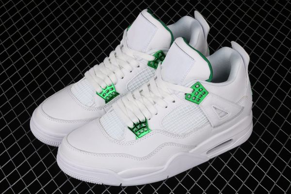

4 metallic green ct8527-113 basketball shoes womens mens size us 7-13 40-47