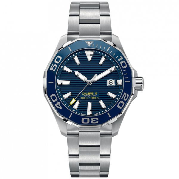 

watches designer automatic mechanical classic style 43mm full stainless steel strap wristwatches sapphire super luminous, Silver