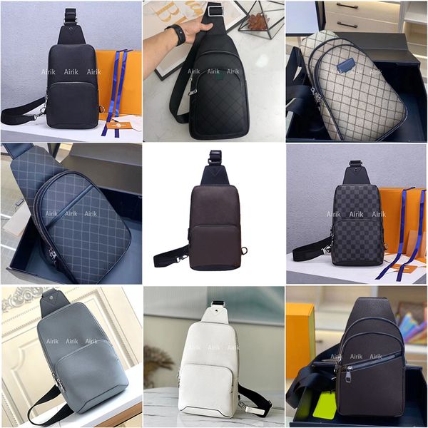 

men cross body bags m30443 n41719 m30803 sling shoulder bags luxury designers crossbody chest bag quality genuine leather outdoor travel