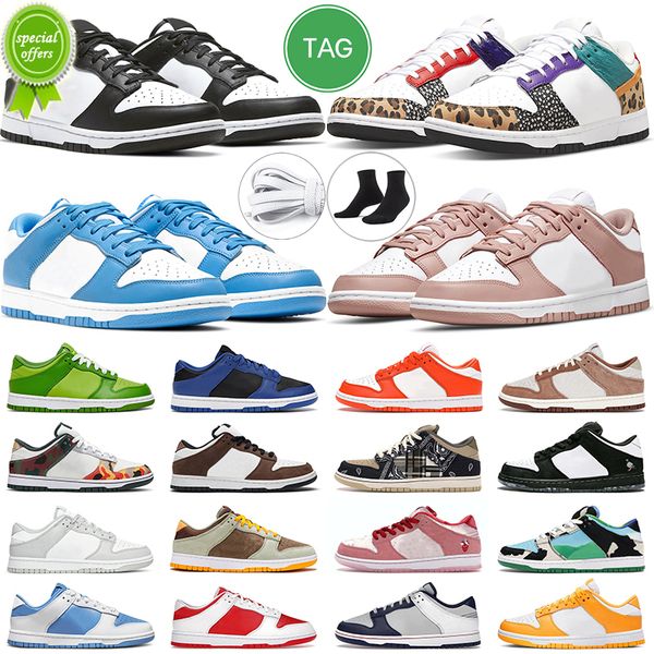 

2022 men women panda casual shoes black white unc grey fog syracuse laser orange rose whisper hyper cobalt mens trainer