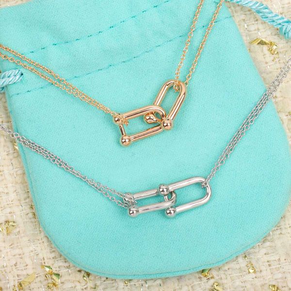 

s925 silver charm pendant necklace with diamond in rose gold plated and platinum color for women wedding jewelry gift have box stamp ps4006a
