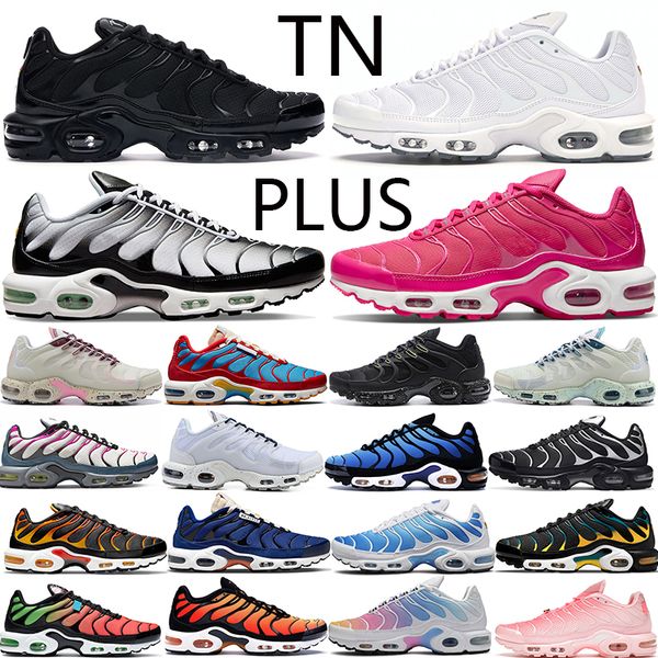 

tn plus se running shoes men women black white tan burgundy volt glow hyper pastel blue pimento orange pink mens trainers outdoor sneakers s