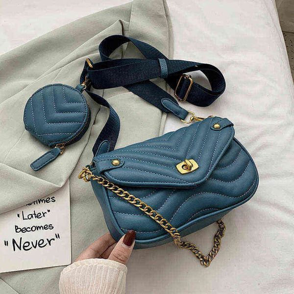 

women designer bags 2 pcs'/set small leather crossbody bag summer fashion chain shoulder handbags female travel