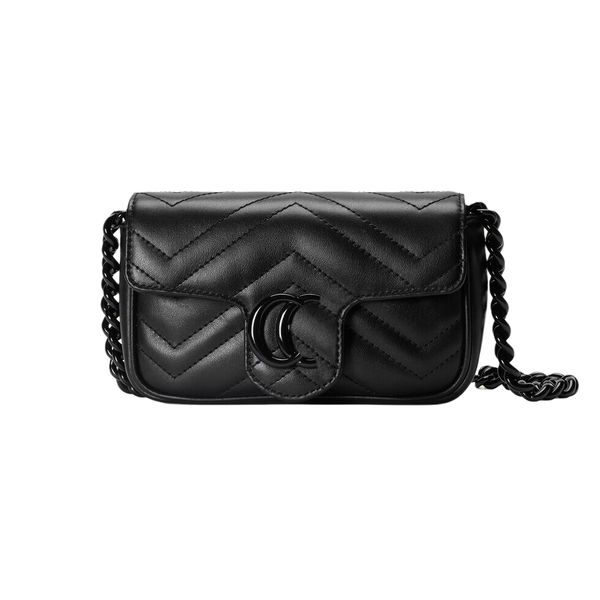 2022 Bolsa Feminina Cross Body Bolsa Mensageiro Tamanho Mini Bolsa de Ombro Macaron Color Cadeia Carteira Clutch de Couro Moeda Moda Moda Fanny packs