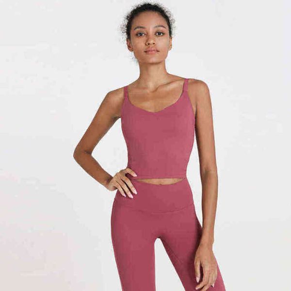 

bras lulu women's adjustable suspender shockproof running fast drying gathering sports underwear yoga vest fitness suit ch3p, Red;black