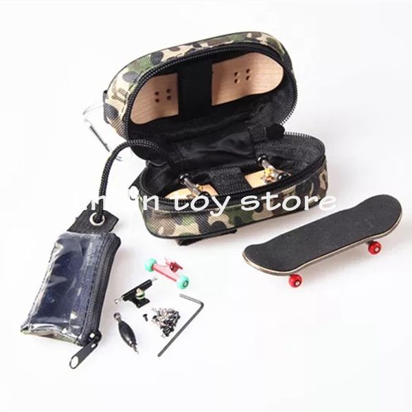 Incrível Exército Profissional Verde Black Skateboard Bolsa Bolsas de Fingerboard Sacos de Finger Box Sard Peças 220608