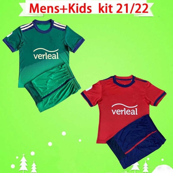 

men kids kit camiseta de futbol 21 22 boys sets soccer jerseys children chimy avila suit football shirts 2021 2022 budimir manu, Black;yellow