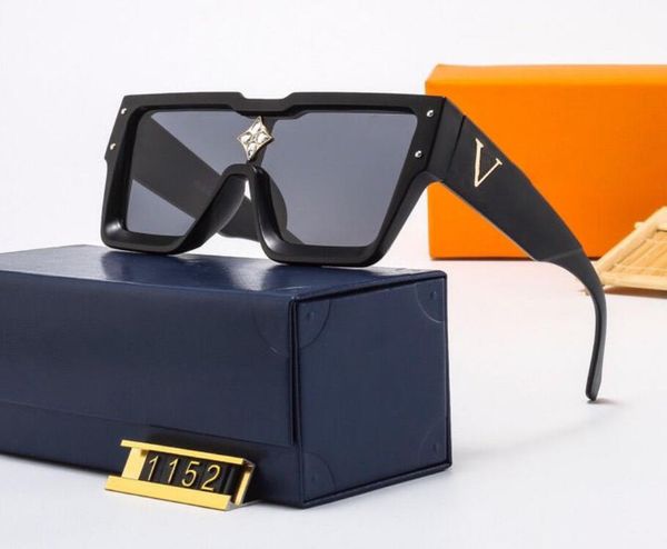 

ljia sunglasses designer luxury fashion aviators square glasses woman man original packaging rectangle sunglassesvs business uv protection-4, White;black