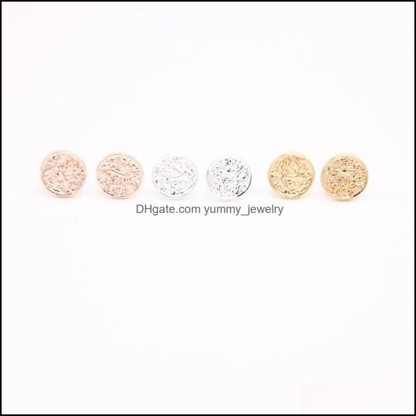 

lastest geometrical shape gold stud earrings solid circle retail and wholesale mix drop delivery 2021 jewelry hwsxa, Golden;silver