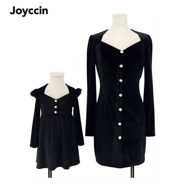 

joyccin black velvet party dress for mom and daughter dress for family matching outfits(721825) aa220326, Red;yellow