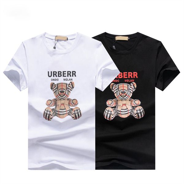 

ashion t shirts summer man woman shirt clothing street wear crew neck short sleeve tees 2 color quality, White;black