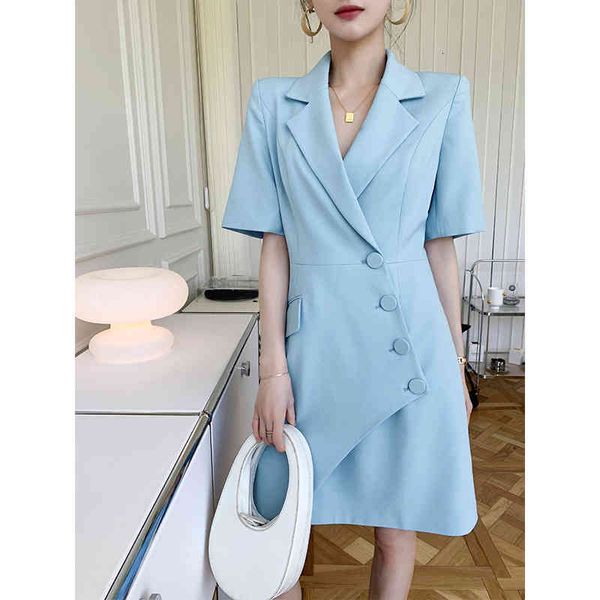 

casual dresses summer irregular design short sleeve suit dress 3cxx, Black;gray