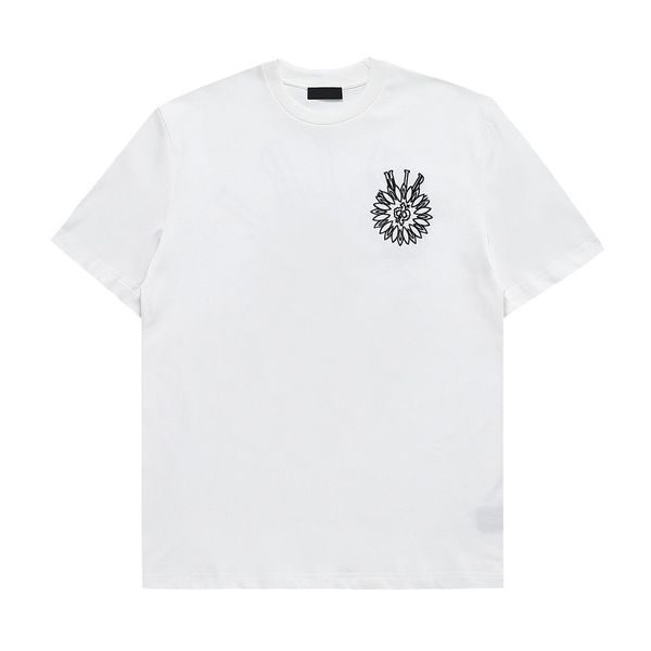 

men's plus tees & polos round neck embroidered and printed polar style summer wear with street pure cotton d23, Black;brown